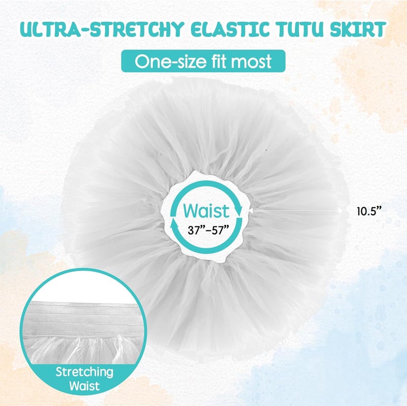 Fynnsure 5 Layers Plus Size Tutu Skirts for Women Extra Large Tulle Skirt 80s Adult Tutu Skirts Tutus Halloween Costumes - Image 4